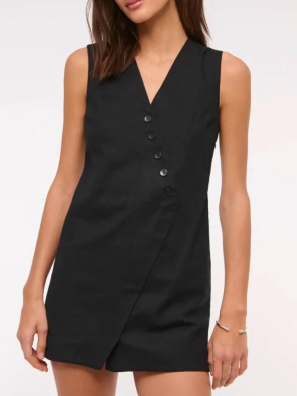 Abercrombie Linen Vest Mini Dress NWT
